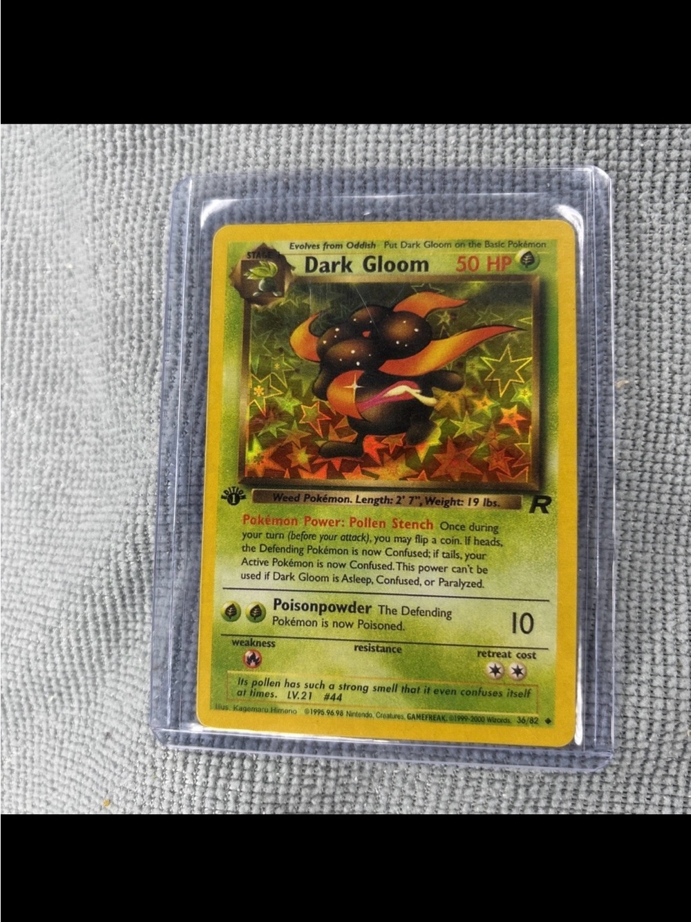 Dark Gloom 36/82 Team Rocket Regular